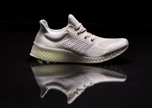 Adidas sneaker Futurecraft 4D, using a 3d printed midsole